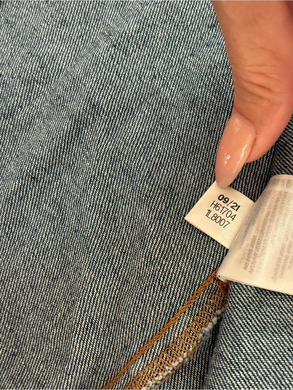 Adidas x Ivy Park Monogram L Denim Shirt Shacket Oversize Unisex Beyonce Stripes - Picture 8 of 12